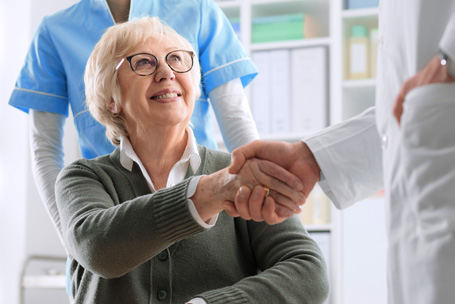 Senior Woman with a Doctor